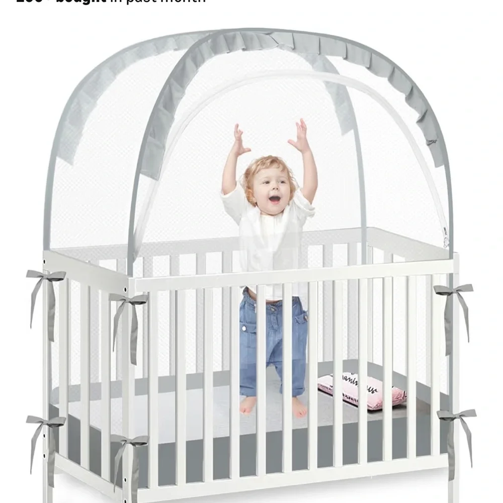 Light Gray Canopy Net - Picture 3 of 4
